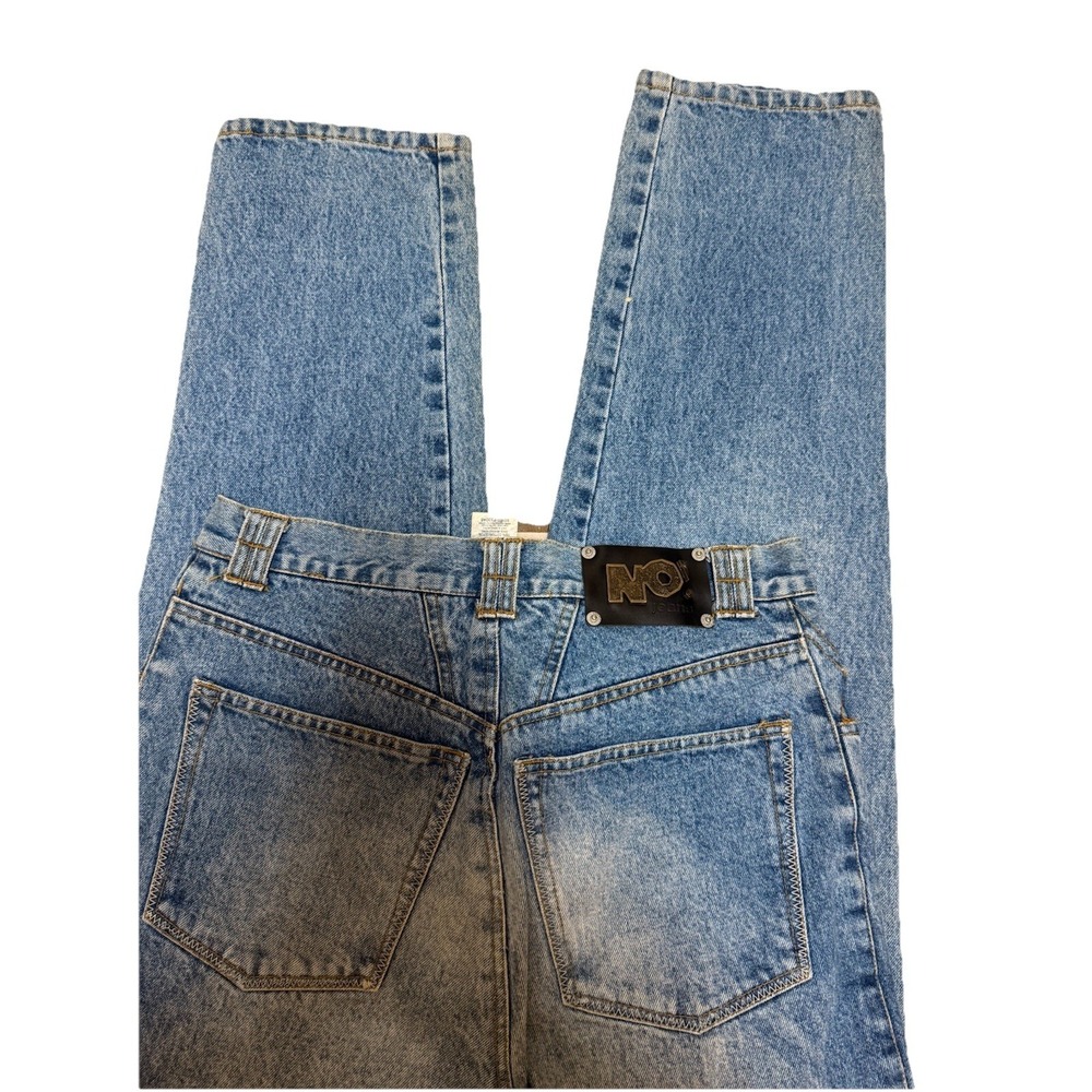 Wide-leg Baggy Denim Jeans Jewel Detailing Women's Size 11/12